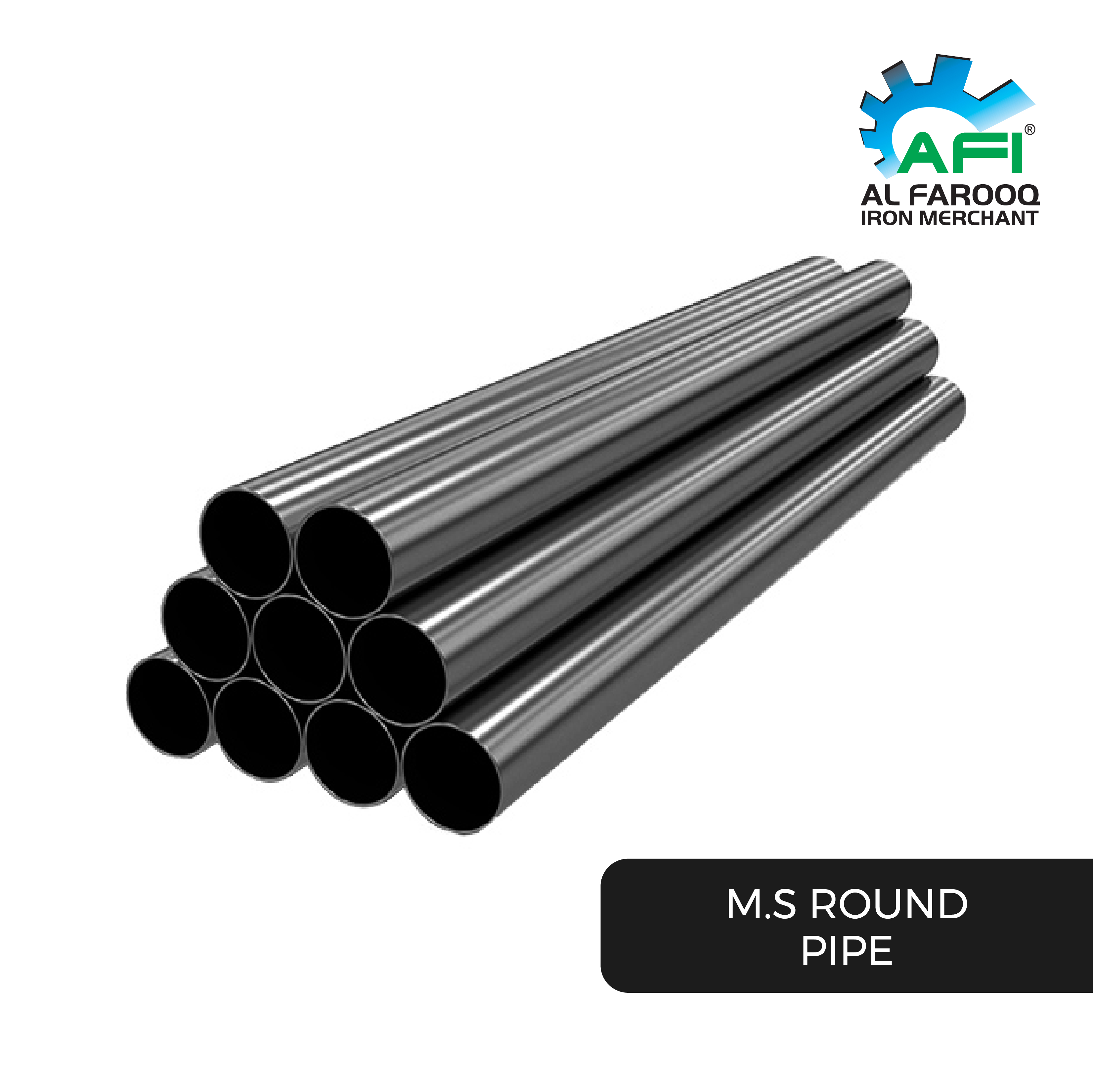 MS ROUND PIPE Al farooq build Mart